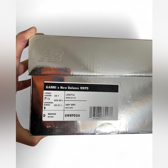 NWT GANNI x New Balance Silver and Pink WRPD Runner UNISEX - Picture 8 of 15